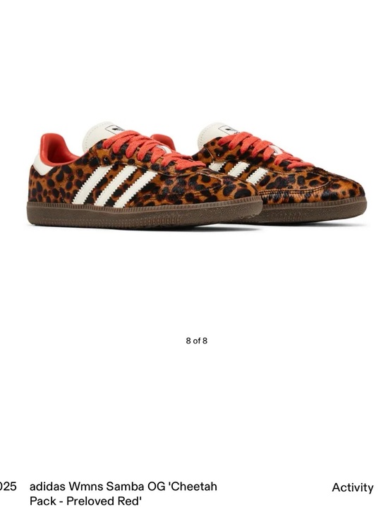 adidas Shoes - adidas Women’s Samba OG Cheetah Print Sneakers - Red/White/Brown